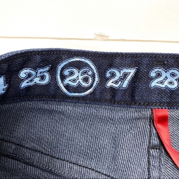 NWOT Earnest Sewn Denim Shorts Dark Indigo - Picture 4 of 8